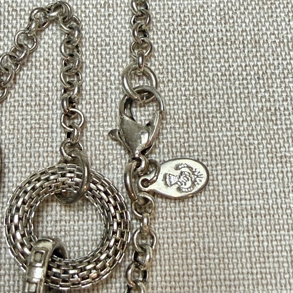 Premier Designs Silver Tone Long Statement Chain Necklace “Runway” - Picture 6 of 9